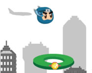 Flappy superhero dunk vicces HTML5 jtk