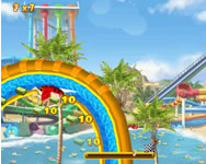 Uphill rush waterpark vicces HTML5 játék