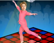 Dancing Hilary humor jtkok