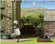 Shaun the sheep baahmy golf vicces HTML5 játék